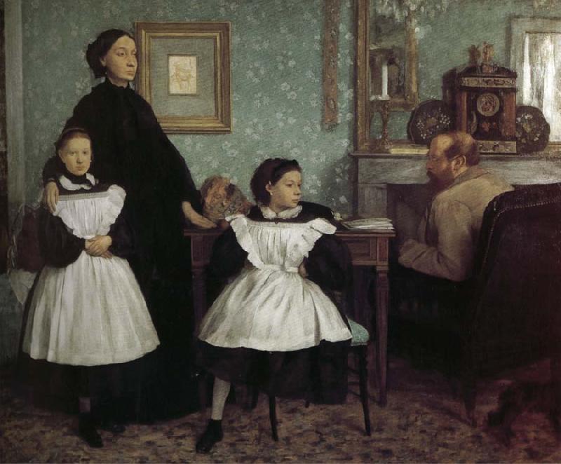 Edgar Degas Belini Family Sweden oil painting art